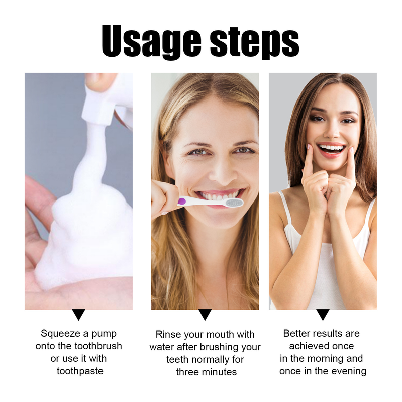 2024 Mousse Deep Cleansing Tooth Dirt Gingival Fresh Breath Oral Care Toothpaste_voghion.com