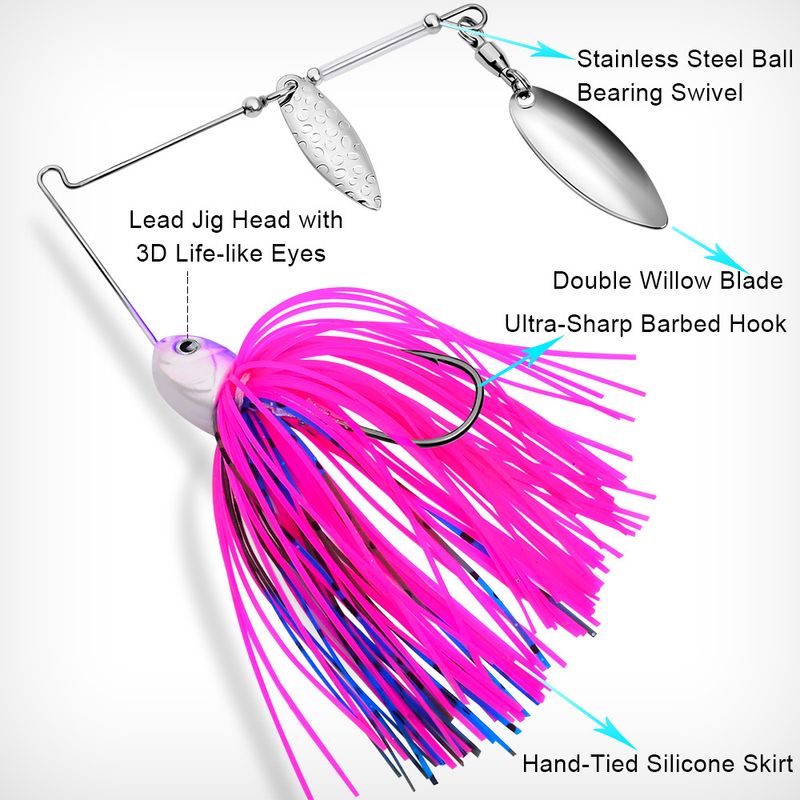 New Beard Man Bait 13.7G 16.8G Tassel Anti-Hook Metal Bionic Fishing Lure Sequin_voghion.com