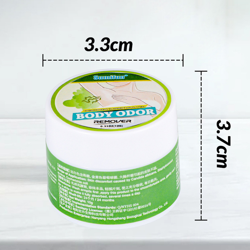 BeautyLife 10 g Geruchsbeseitiger, natürliche, zarte Textur, leicht einziehbar, schnelle Absorption, leichtes Beauty-Tool, Kräuter, Creme zur Entfernung von Körpergerüchen_voghion.com