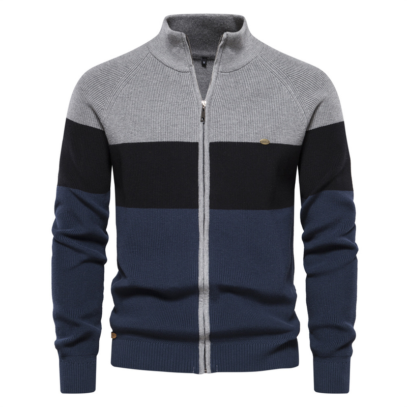 New Men's Knitted European Size Autumn And Winter Sweater Cardigan High-Quality Trendy Jacket For Men_voghion.com