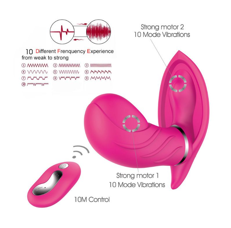 Eros Lab Female Invisible Series Vibratore per punto G senza fili con telecomando, dispositivo di masturbazione indossabile, giocattoli sessuali all'ingrosso_voghion.com