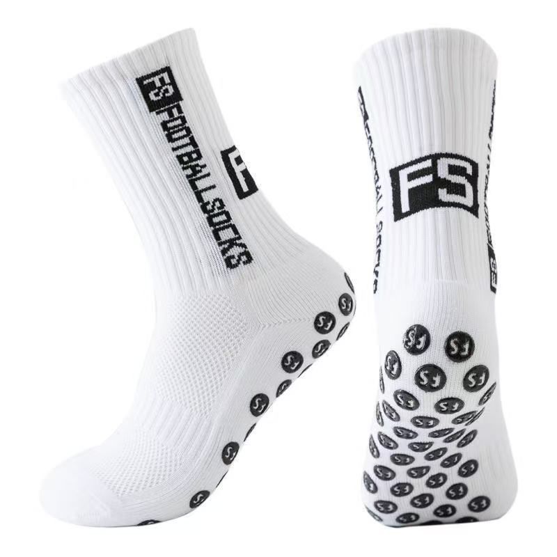 Football Socks Non Slip Sweat Absorbent Deodorant Sports Socks Thick Towel Bottom Long Socks_voghion.com