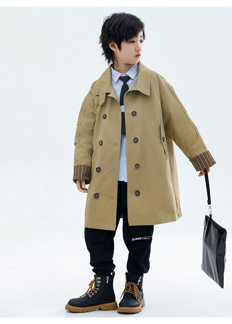 2025 New Three In One Down Cotton Jacket Long Boy Thick Warm Cotton Jacket Middle And Large Children Handsome Cotton Jacket_voghion.com