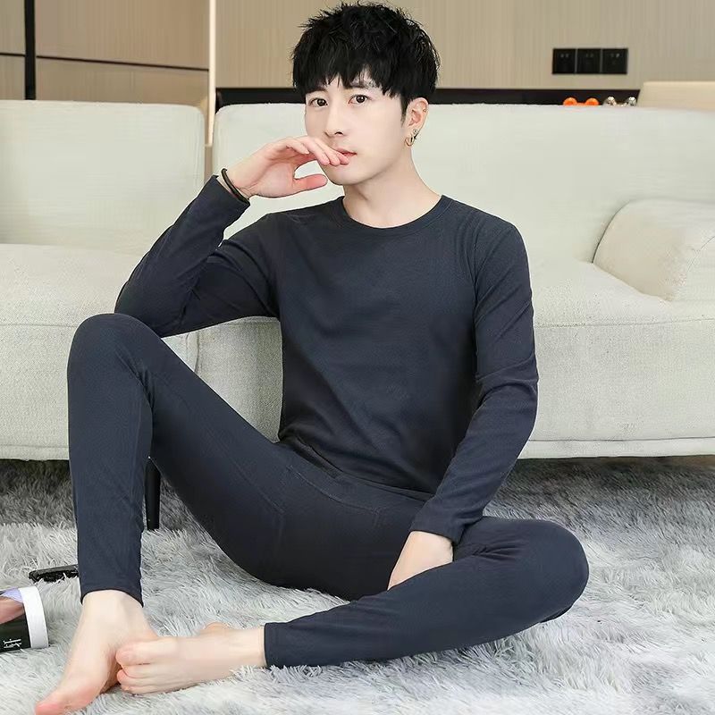 Men's De Rong Self-Heating Body Shaping Slim Fit Couple's Thermal Underwear Full Set For Autumn And Winter_voghion.com