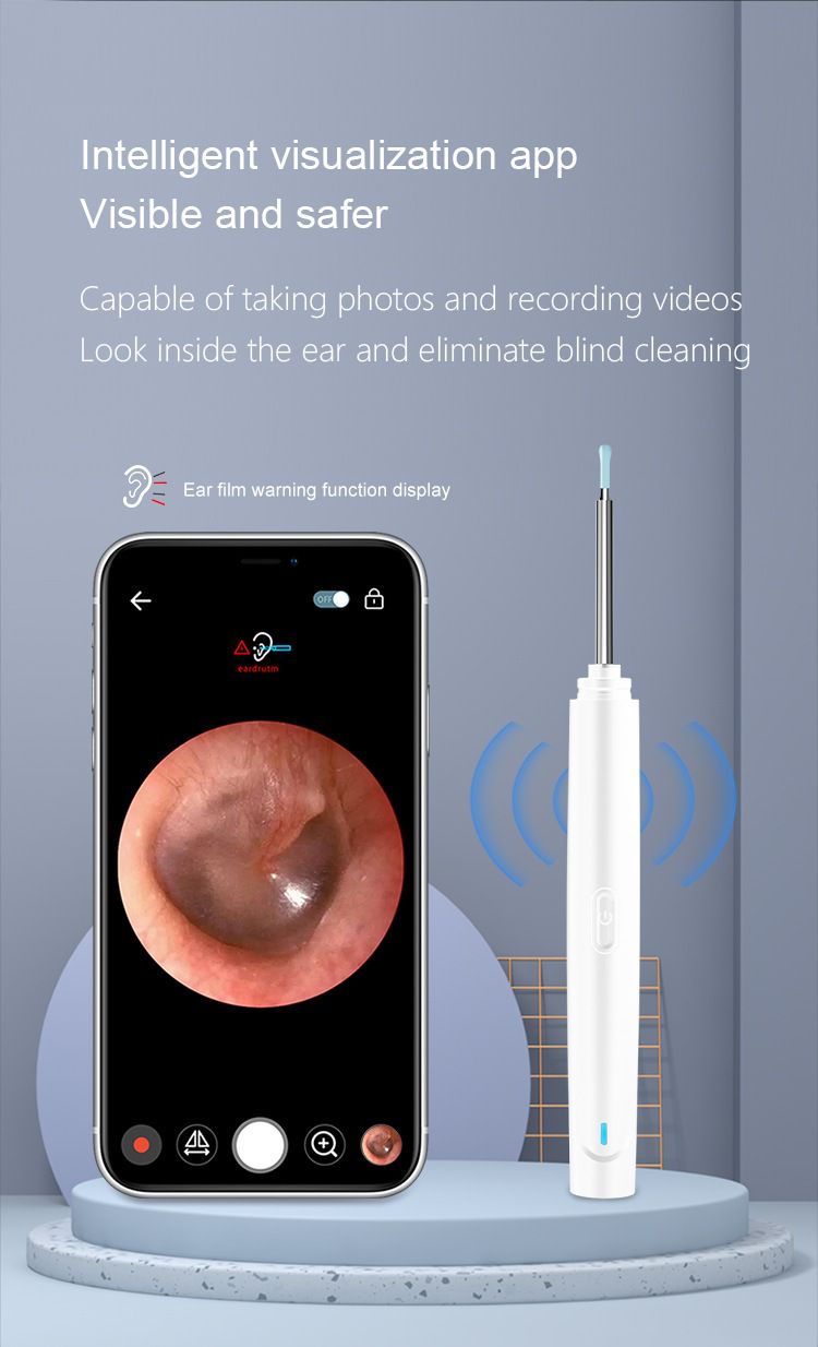 HD Children's Cleaning Tool With Light Visual Ear Pick_voghion.com