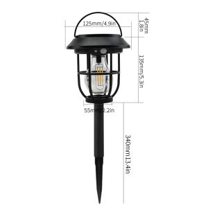 Solar Multi Functional Camping Tent Work Outdoor Lighting Light Portable Horse Lantern_voghion.com