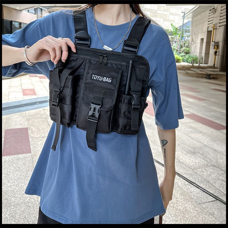 Taktischer Rucksack Outdoor Multifunktionale Brusttasche Trainingsgeräte Wasserdichte und verschleißfeste Bergsteigertasche Handytasche Sporttasche_voghion.com