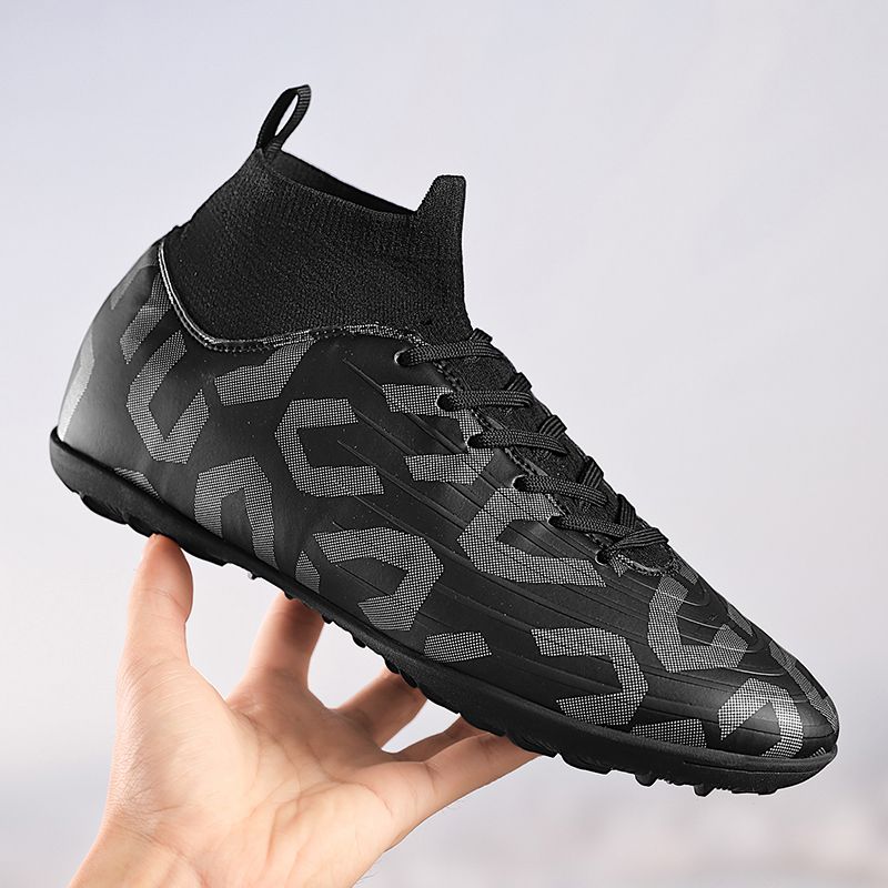 Year Of The Dragon Main Promotion New Large Size Youth Long Spike Football Shoes 35-47_voghion.com