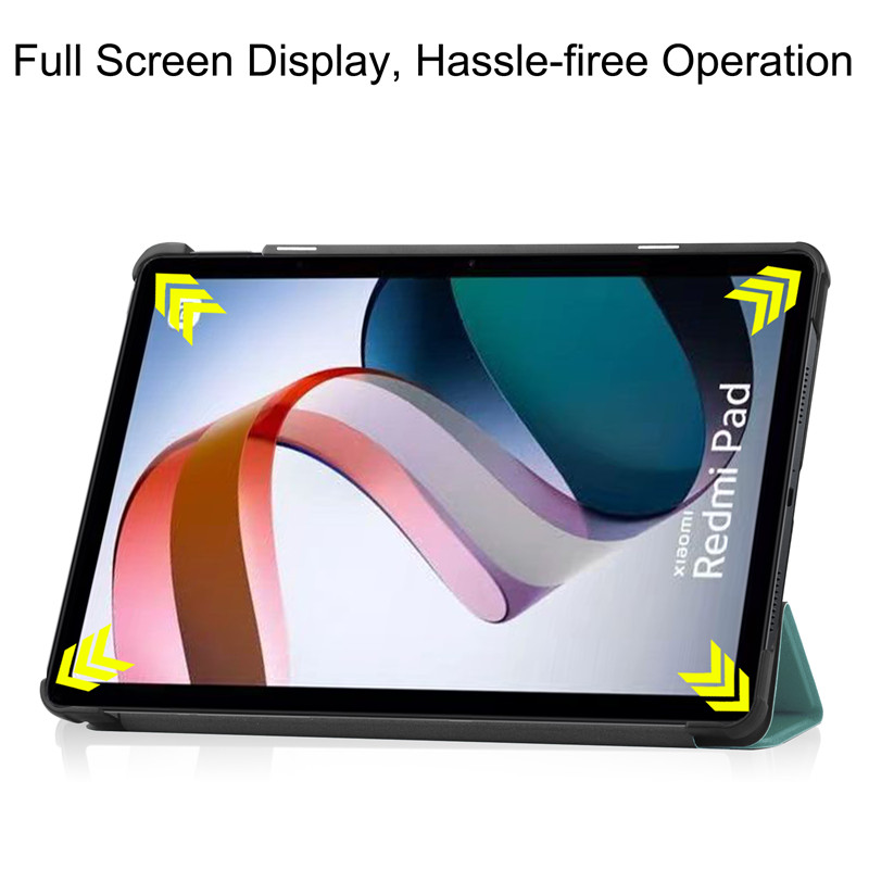 Tablet Cover For Funda Xiaomi Redmi Pad Case 10.61" Smart PU Leather Magnetic Shell For Coque Redmi Pad 10.61 2022 Case + Stylus_voghion.com