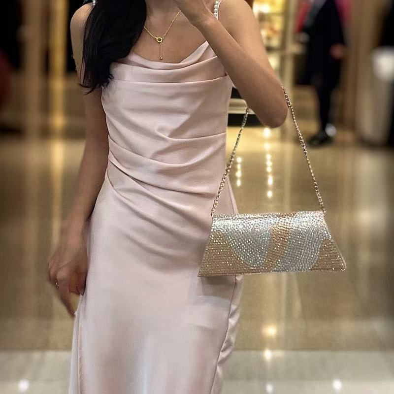 Neue Strasskette High-End-Handtasche mit Magnetverschluss für Damen_voghion.com