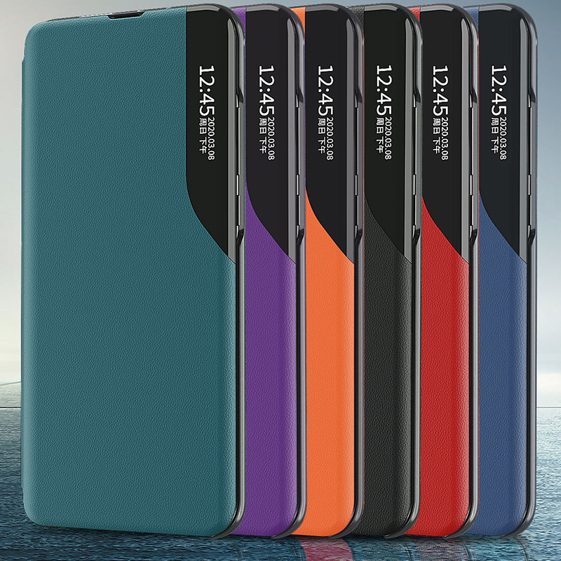 High Quality Leather Flip Case for Samsung Galaxy S21 Ultra S20 FE S10 Lite S22 Plus S9 S8 S7 Edge Cover Galaxy Note 20 _voghion.com