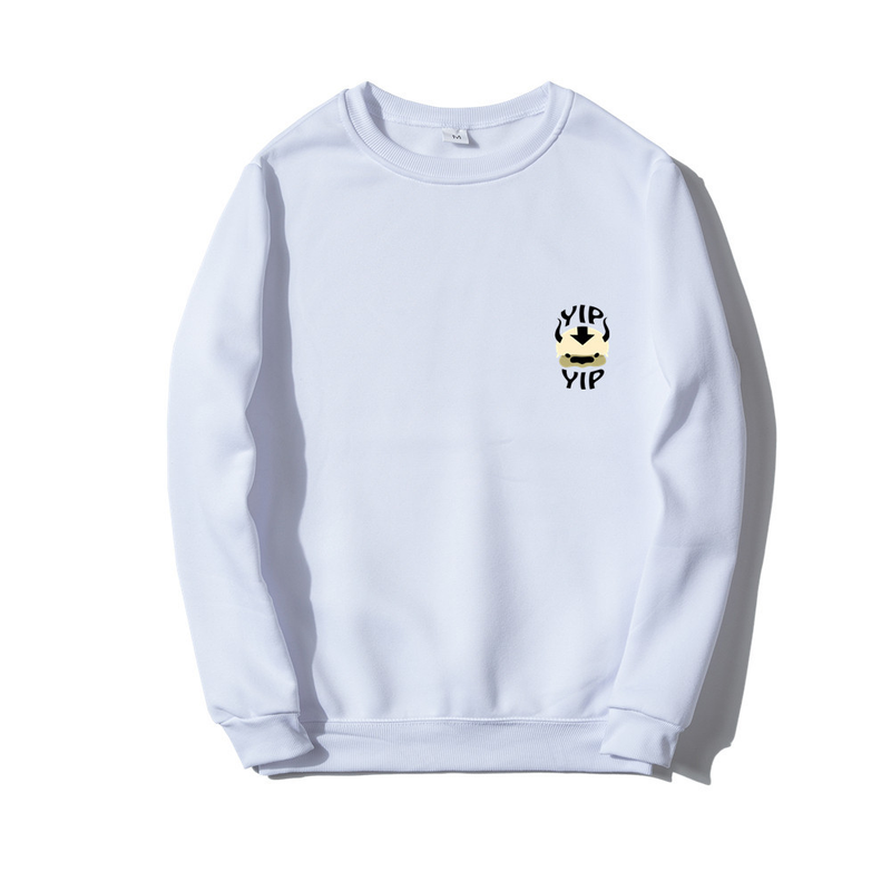 Nouveau sweat polaire lâche vêtements de rue haut automne col rond pull à capuche pull pour hommes_voghion.com