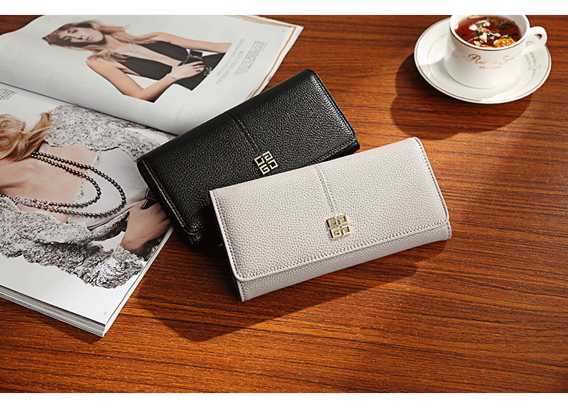 2023 m. nauja ilga moteriška piniginė europietiška ir amerikietiška paprastos mados sagtis moteriška didelės talpos sankabos rankinė piniginė didmeninė prekyba_voghion.com