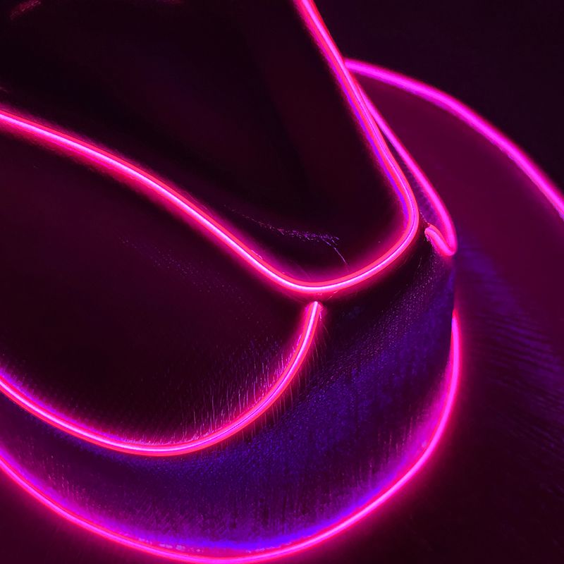 Heißer Verkauf LED Perlglanz Cowboy mit Lichtern Western Cowgirl Hut Geburt Halloween, Wired, Holi Mode Cool Sommer Meer_voghion.com