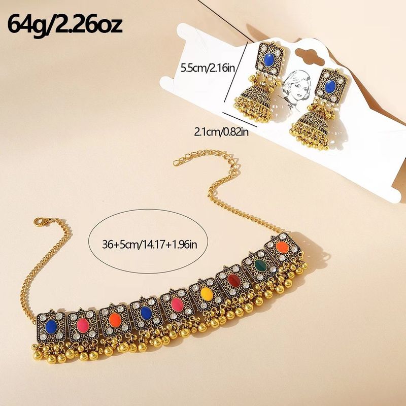 Collier indien unisexe à la mode pour femmes, collier traditionnel de perles en forme de cloche pour mariage Bollywood_voghion.com