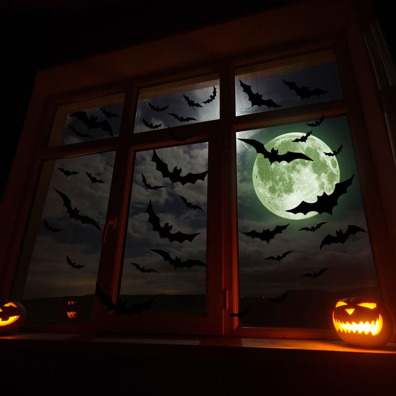 Aufkleber Halloween Blut Handabdruck Fußabdrücke Dekorative Wandaufkleber Fensteraufkleber Wohnzimmer Schlafzimmer Hintergrund Home Dekoration Aufkleber_voghion.com