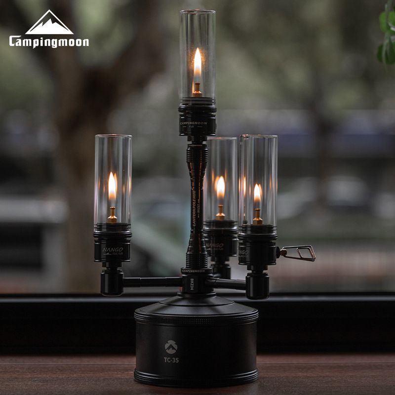 Adattatore per bombola di gas per alta montagna Koeman da uno a quattro giunti in lega di alluminio per campeggio, atmosfera, esterni_voghion.com