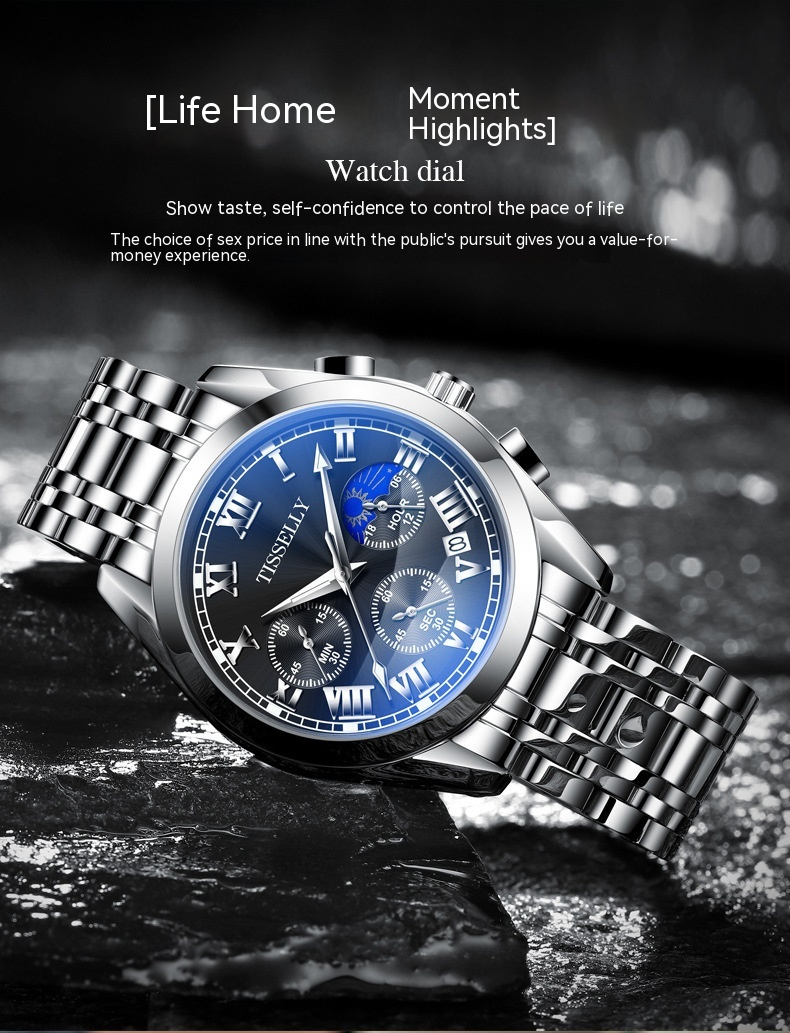 2023 nuovo orologio al quarzo da uomo di vendita caldo calendario orologio da uomo d'affari di moda orologio bagliore impermeabile_voghion.com