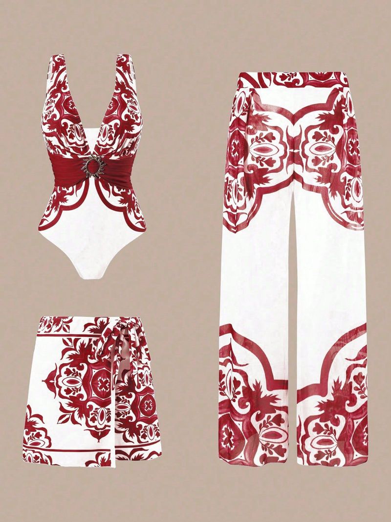 Maillot de bain une pièce sexy pour femme, haute élasticité et dos nu. Maillot de bain confortable et élégant pour la plage et la piscine._voghion.com
