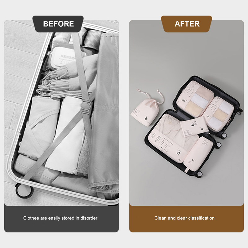 Kjiuyou Reseförvaringsväska Nätfönster Stor kapacitet Affärsresa Bagage Resväska Väska Reseförvaringsverktyg_voghion.com