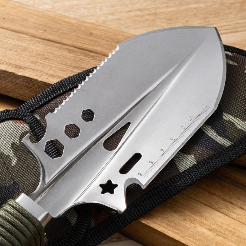 Mini pala da ingegnere per esterni in acciaio inossidabile, multifunzionale, attrezzatura da campeggio e sopravvivenza comoda, portatile, piccola, a mano_voghion.com