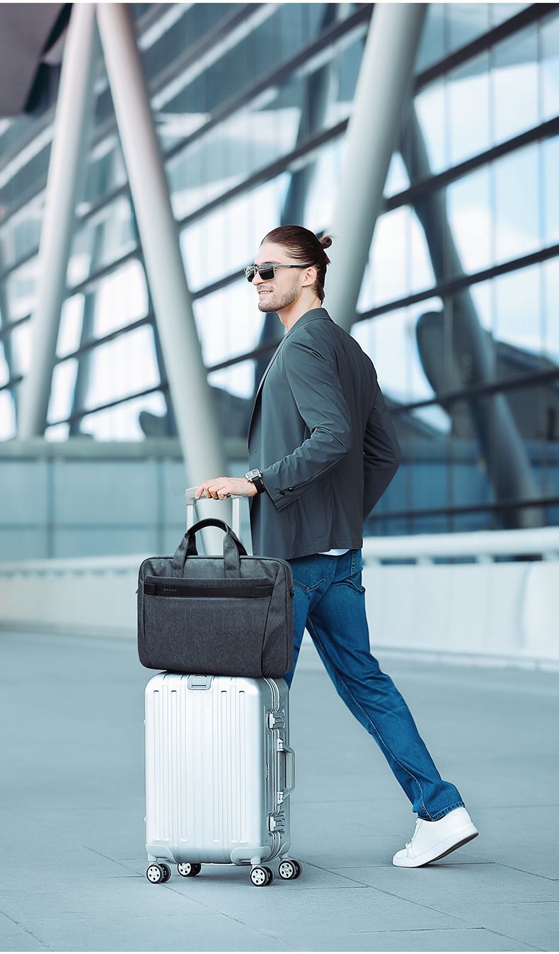 Men's Handbag Thin Notebook Protective Cover Travel Computer Bag Business Messenger Briefcase_voghion.com