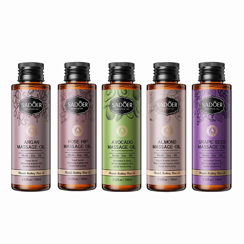 Aceite esencial para masaje corporal con base de rosa Forrest Gump de SADOER_voghion.com