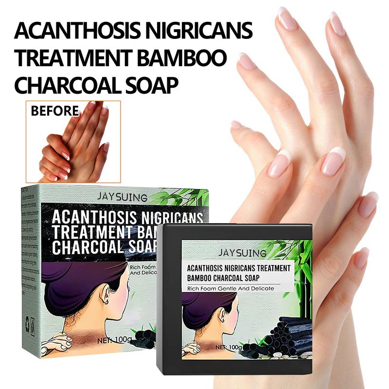 Ginocchio Gomito Ascella Corpo Clean Bar Idratare Sbiancare Acanthosis Nigricans Trattamento Carbone di Bambù Fatto a Mano_voghion.com