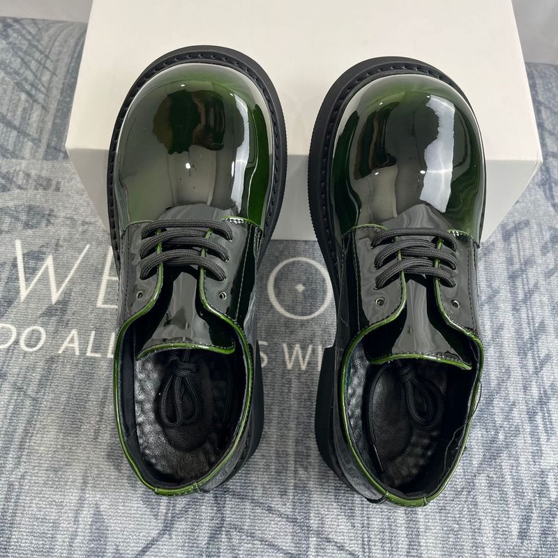 Scarpe Derby da uomo di alta qualità, con suola spessa, stile caldo europeo, con blocco di colore, autunno inverno, nuove, con rialzo basso e punk_voghion.com