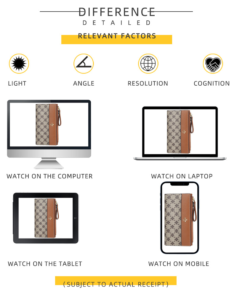 Baellerry Neutral Long Wallet Retro Multi-card Clutch Borsa da donna in pelle con stampa per cellulare_voghion.com