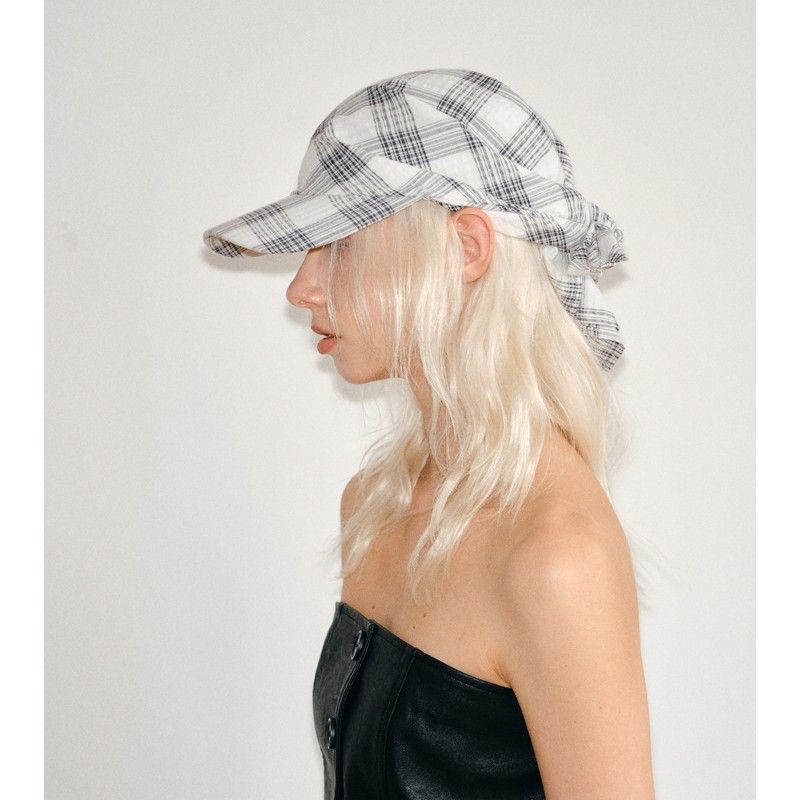 Foulard coreano 2025 nuovo cappello di nicchia tie-dye con cinturino ad asciugatura rapida per donne con grande circonferenza della testa, dimagrante per il viso e per il sole_voghion.com