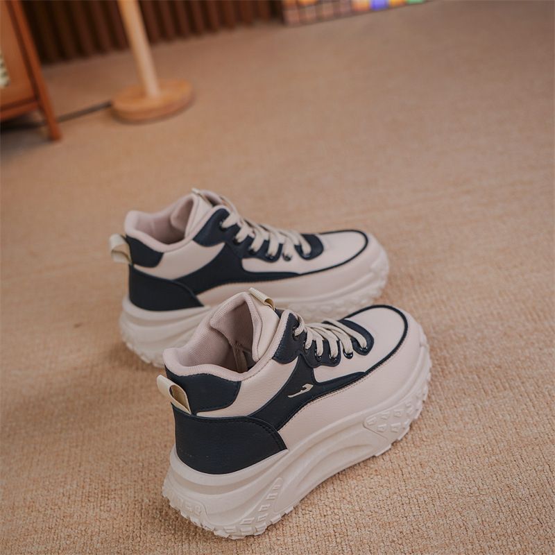 Height Increase Of 5cm Spring Autumn New Sports And Leisure High-top Breathable Soft-soled Dad Shoes_voghion.com