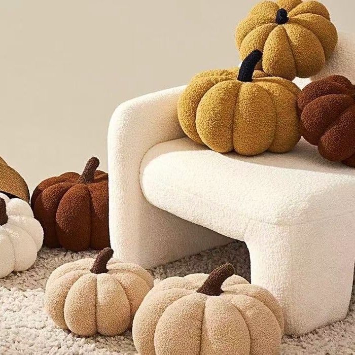 Cuscino di peluche con decorazione natalizia in stile creativo, stile Ins, per letto e casa_voghion.com
