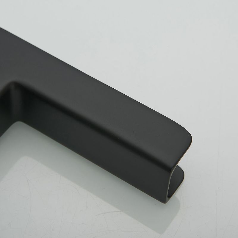 8 In. Widespread Double Handle Black Bathroom Faucet Set 3 Holes Vanity Sink With Metal Drain In Matte Black_voghion.com