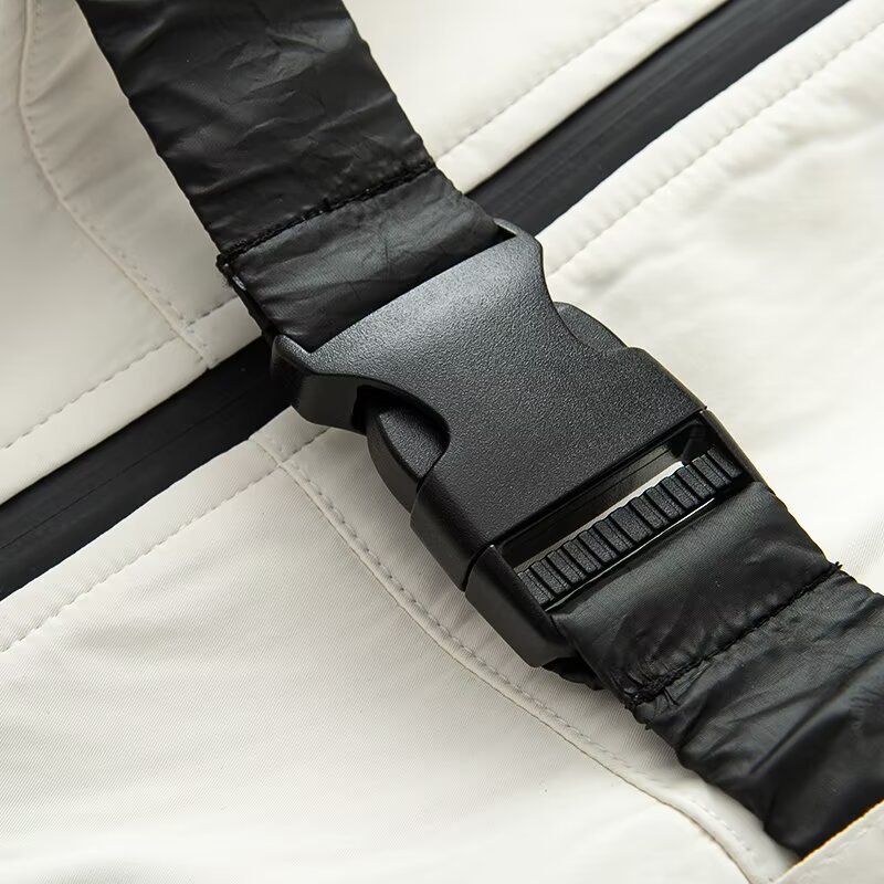 Chaqueta de esquí de algodón con mono ceñido versátil de moda_voghion.com