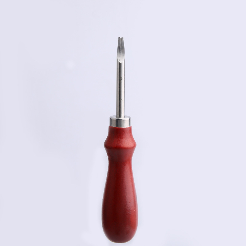 1 Adet Deri Giyotin Kırmızı Kolu Giyotin Pah Diy Deri Aletler Profesyonel Giyotin_voghion.com