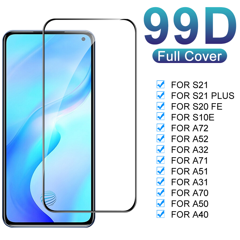 Full Cover Displayschutzfolie für Samsung Galaxy A72 A52 A32 A71 A51 A31 A21 A70 A60 A50 A40 S21 Plus S20 Fe Temper_voghion.com