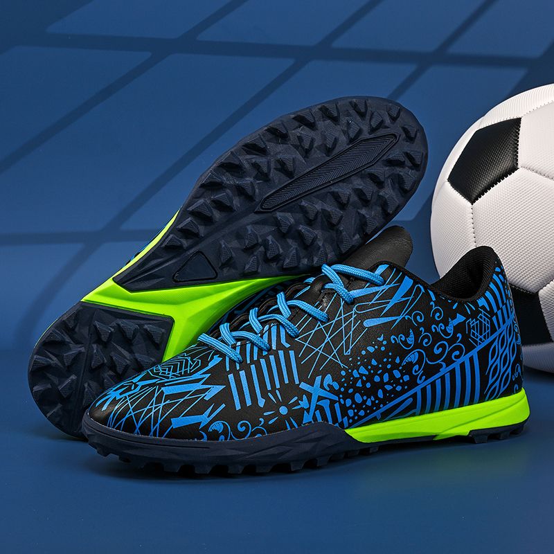 Shoe Size Factory Sales New Long And Short Spike Soccer Training Shoes 35-45_voghion.com
