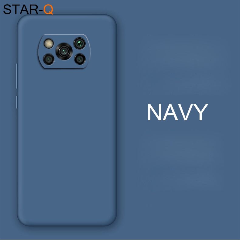 Nova capa de silicone líquido para celular Xiaomi Poco X3 NFC M2 F2 Pro X2 global, capas traseiras protetoras macias originais_voghion.com
