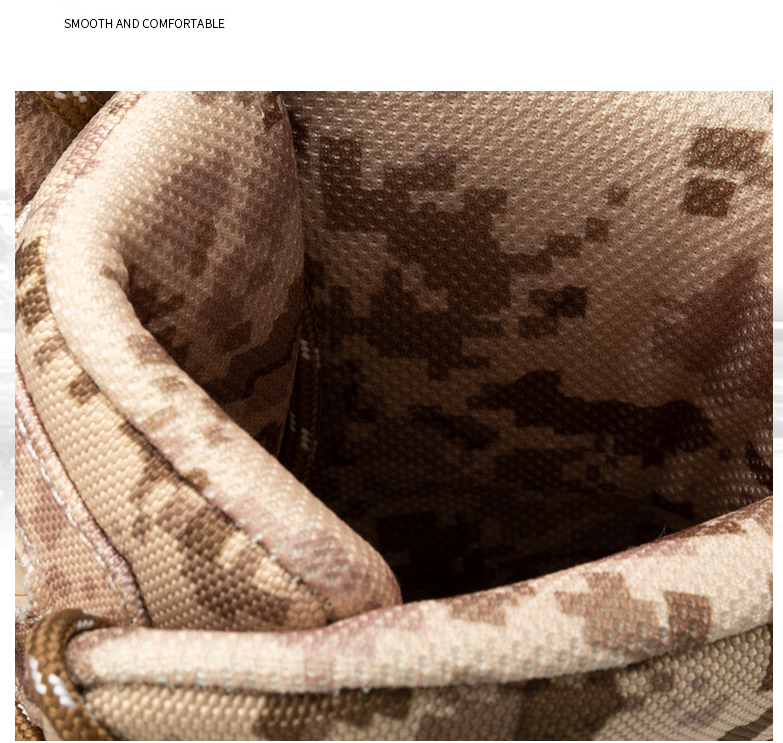 Scarponi da combattimento da uomo, scarponi mimetici da esterno, scarponi da trekking alti da uomo, scarponi tattici da uomo, scarponi da trekking da allenamento da uomo_voghion.com