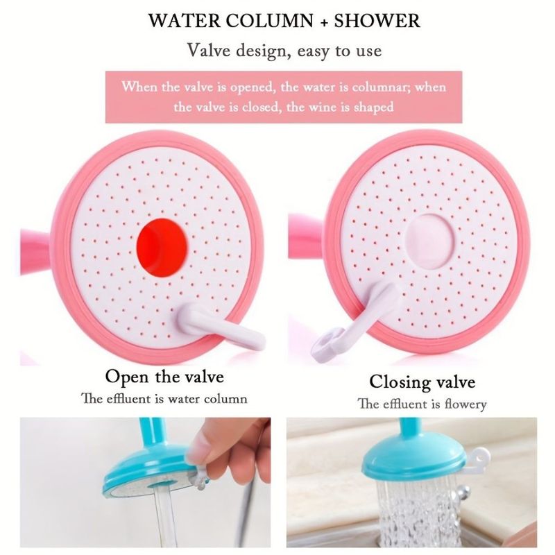 1pc Filter Kitchen Shower Water Water Outlet Extender Sprinkler SplashProof Water Faucet; Tap; Adjustable Faucet; Saving_voghion.com