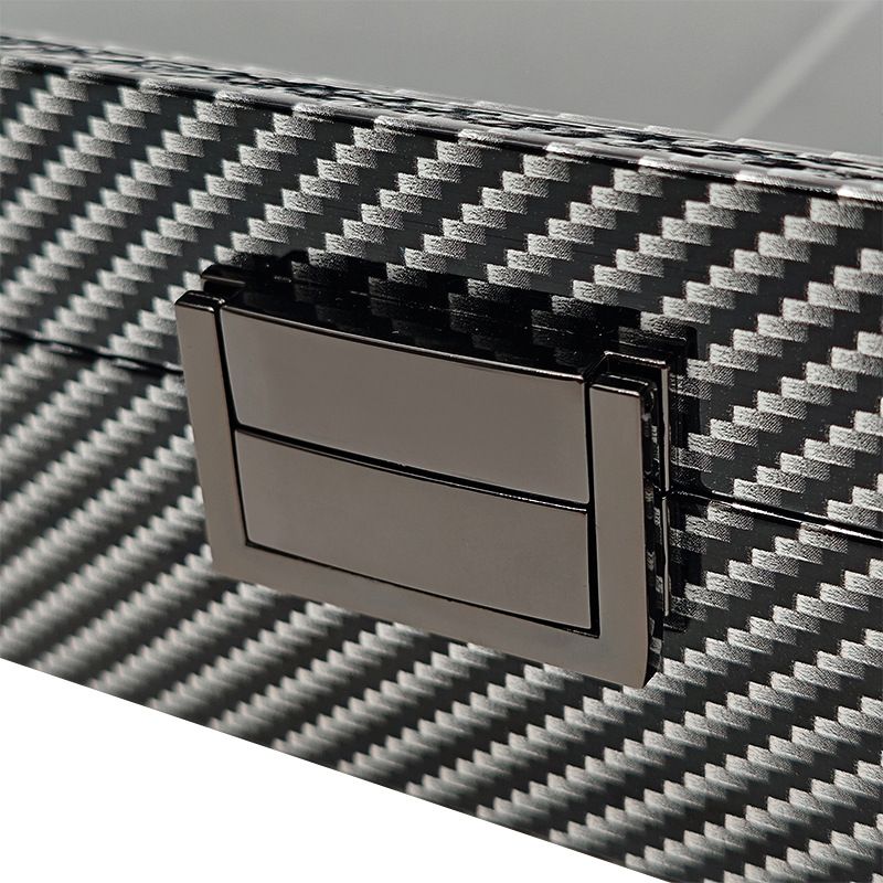 Hjem og hage Svart valnøtttre 8-bits briller Oppbevaring Collection Display Box 8 Bit Solbriller Oppbevaringsboks_voghion.com