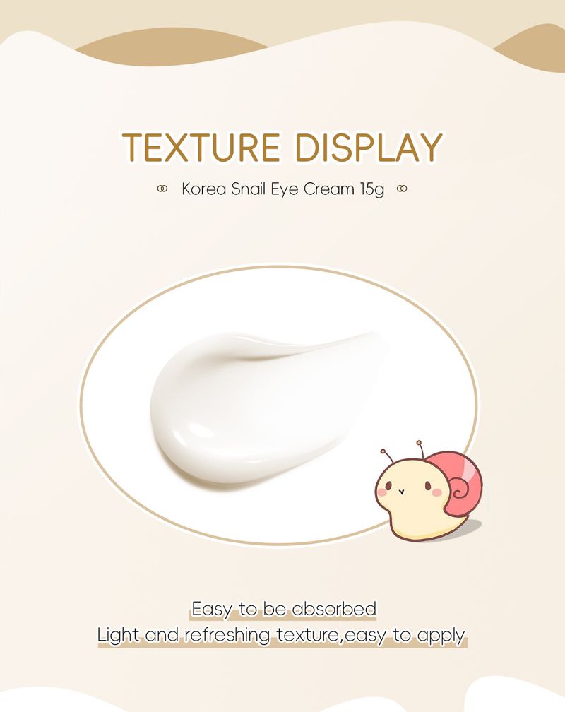 LAIKOU Red Ginseng Snail Eye Cream 15g Hydrating And Moisturizing To Protect Eye Skin_voghion.com