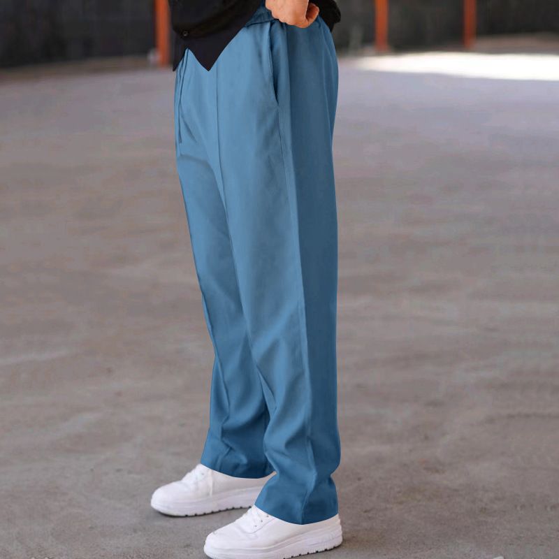 Herenkleding Losse rechte sport casual broeken Oversized broeken_voghion.com