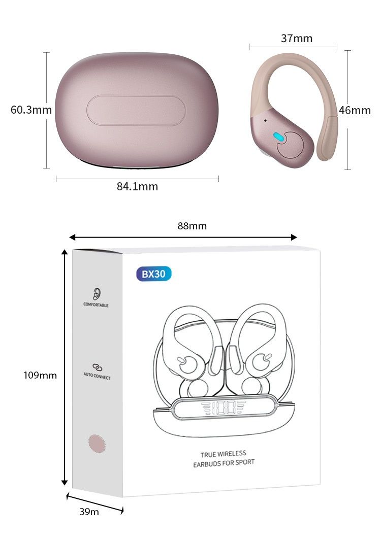 NeoGear New Smart Noise Reduction TWS Ear-Hook Wireless Huaqiangbei Auricolari Bluetooth impermeabili di alta qualità_voghion.com