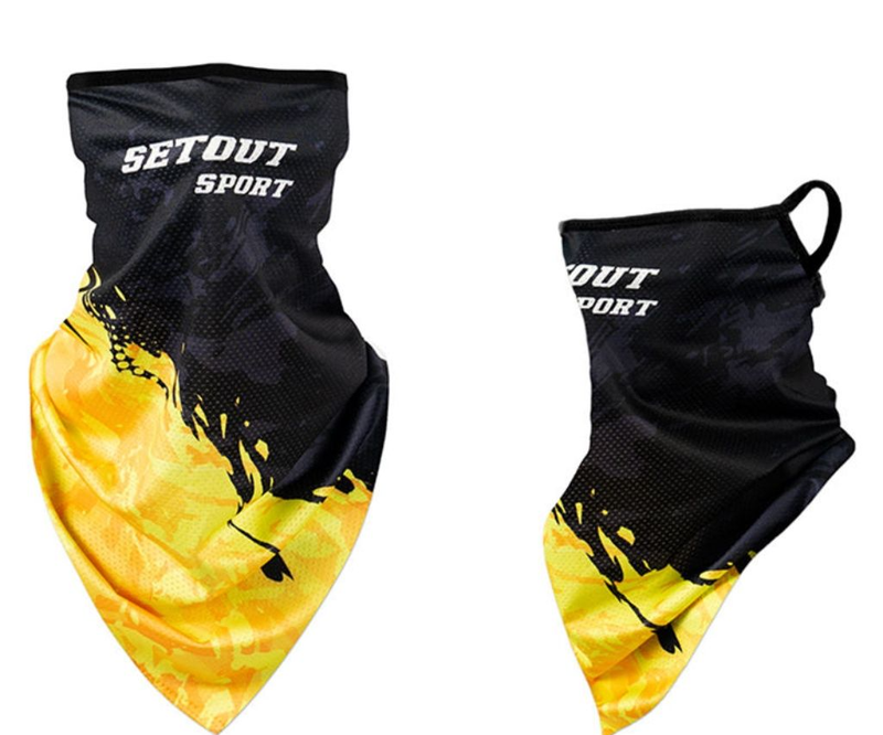 Maschera solare triangolare in seta di ghiaccio, scudo, ciclismo all'aperto, pesca, sciarpa antivento, viso da uomo e da donna_voghion.com