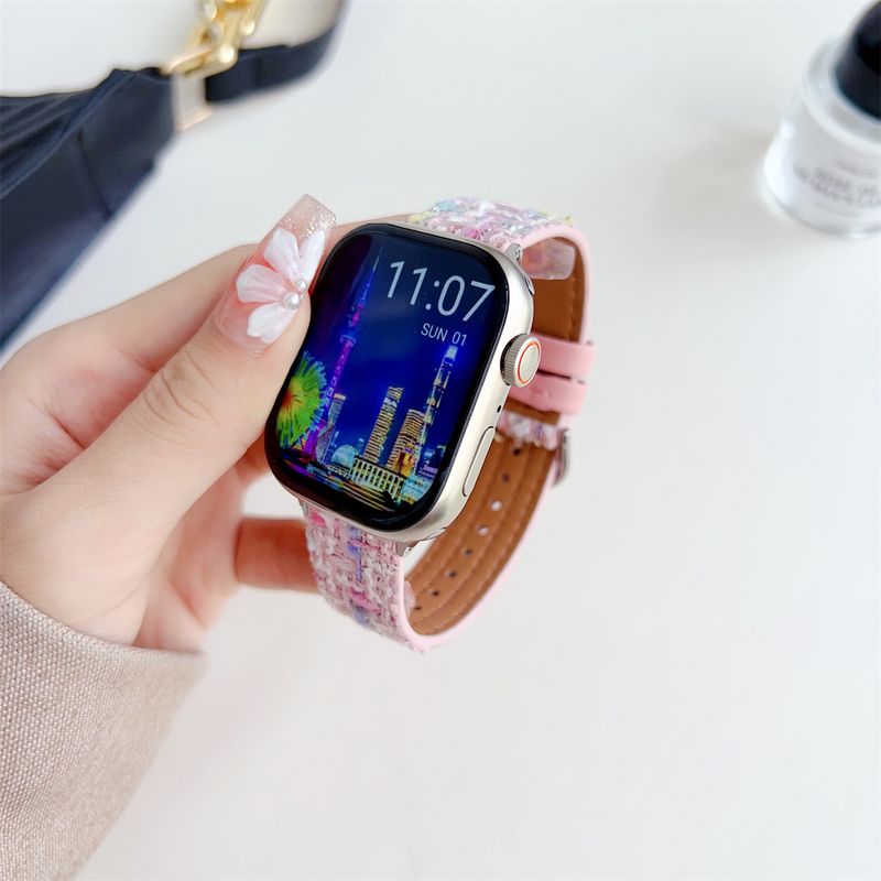 Watch Band For iwatch 42/44/45/46/49mm 38/40/41mm PU leather Fashion Watch Strap for Watch Series Ultra2 Series 10/9/8/7/6/5/4/3/2/1_voghion.com