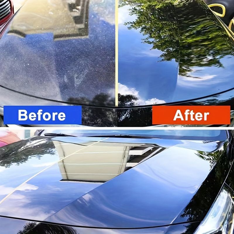 PREPINFOAM 3-in-1 Car Nano Ceramic Quick Paint Spray Wax Crystal Coating Agent_voghion.com