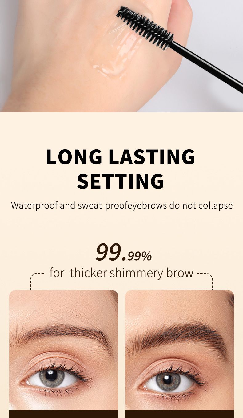 OCHEAL Eyelash Styling Glue Colorless Transparent Wild Eyebrow Gel Eyebrow Styling Liquid Waterproof And Sweat-proof 5-in-1 Eyelash Essence Essential_voghion.com