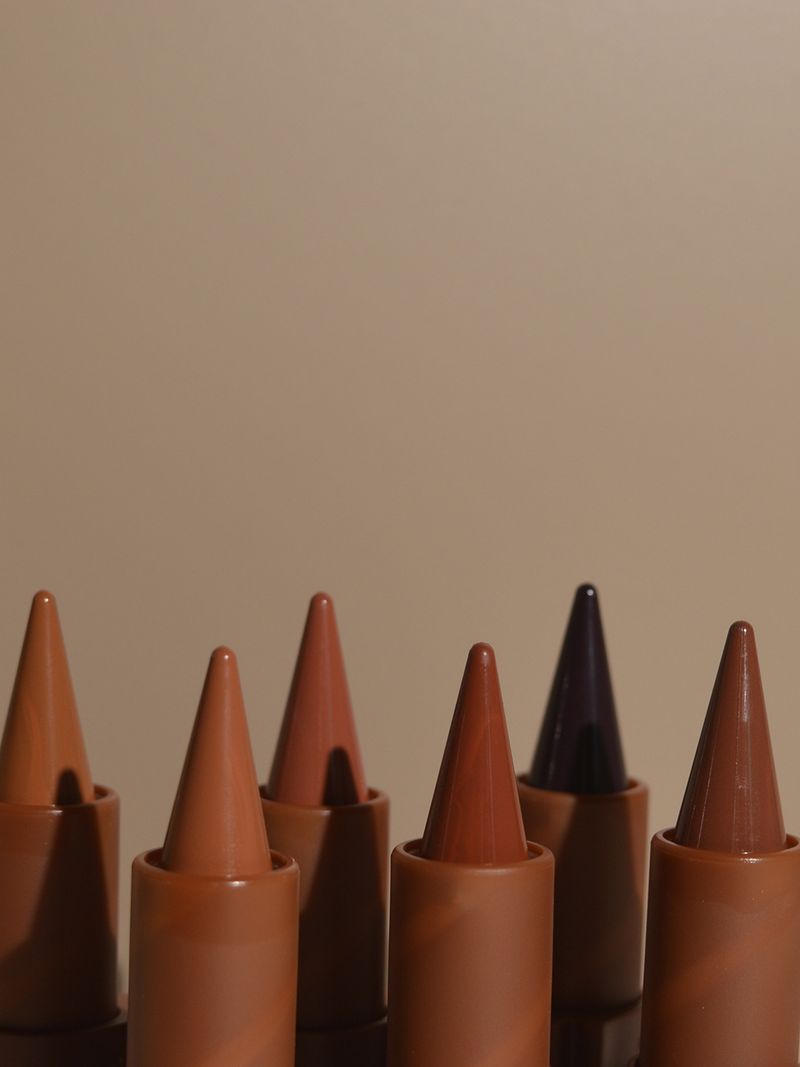 Degrade bulaşmış dudak kalemi Mat Mist Blend dudak kalemi Koyu dudak kalemi ruj suya dayanıklı_voghion.com